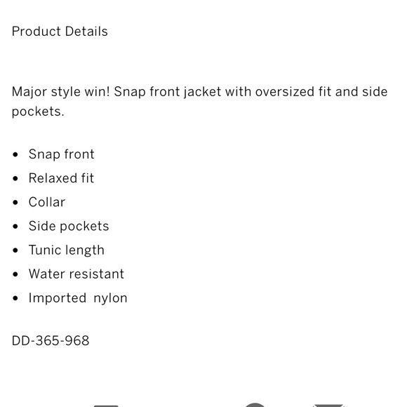 VS PINK Jacket (water color print) - Picture 8 of 8